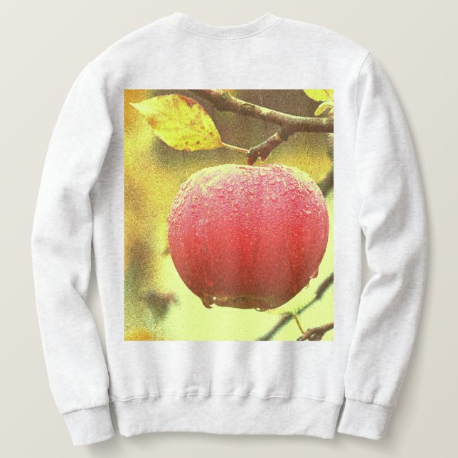 Moletom Foto "Red Apple on Tree". Compre agora (Verso do Design)