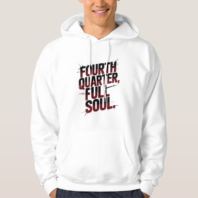 Moletom Fourth Quarter Full Soul Distressed Sports (Frente)