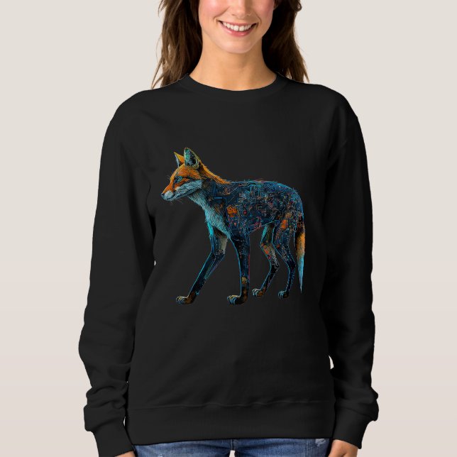 Moletom Fox Animal Animal Motif Fox (Frente)