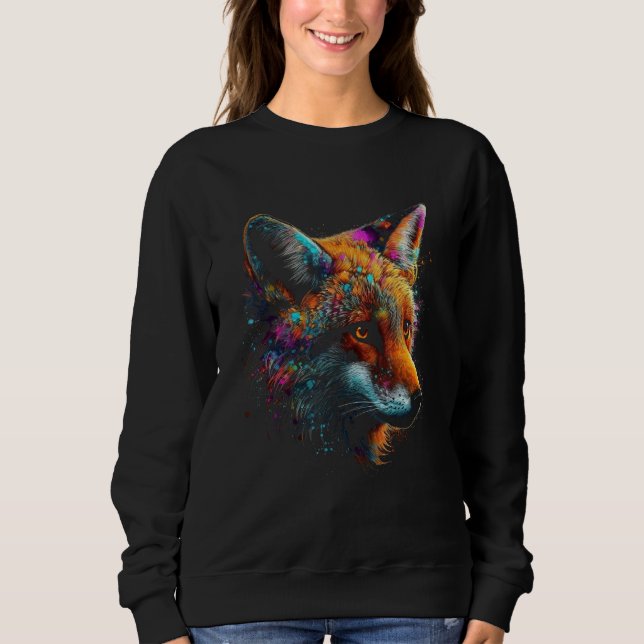 Moletom Fox Artwork  Animal  Animal Fox 14 (Frente)