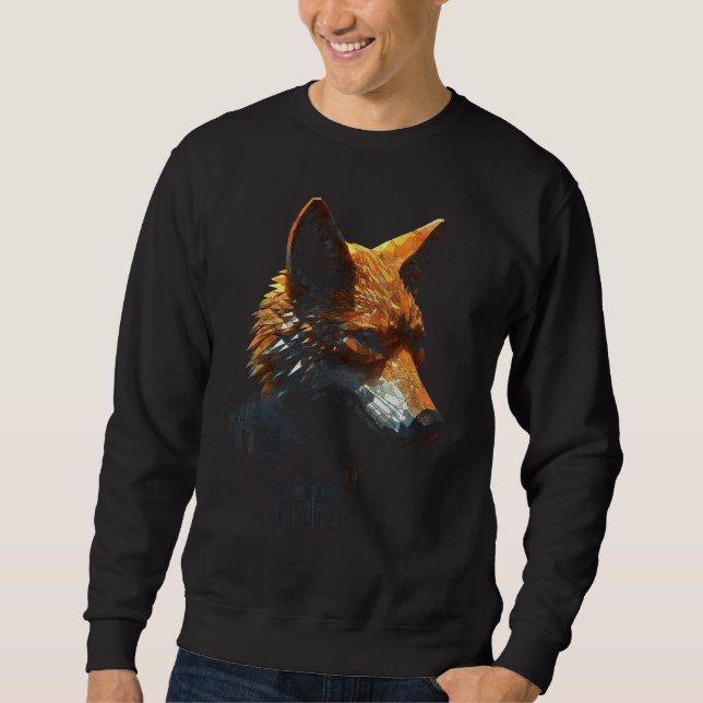 Moletom Fox Artwork  Animal  Animal Fox 4 (Frente)