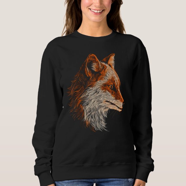 Moletom Fox Artwork  Animal  Animal Fox 7 (Frente)