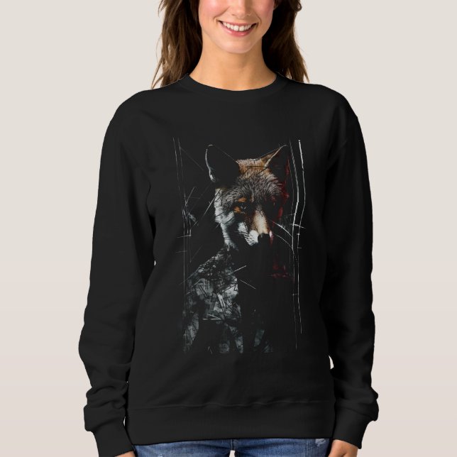Moletom Fox Artwork - Animal Art Fox_1 (Frente)