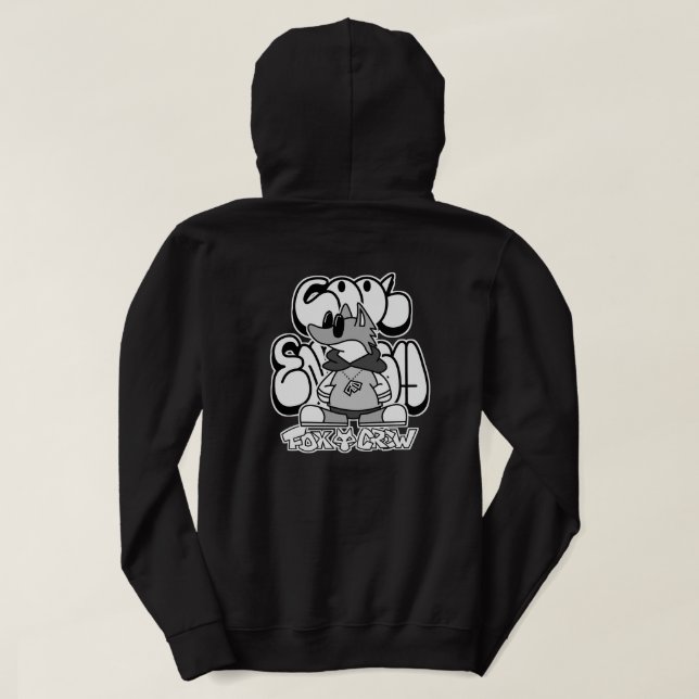 MOLETOM FOX CREW (Verso do Design)