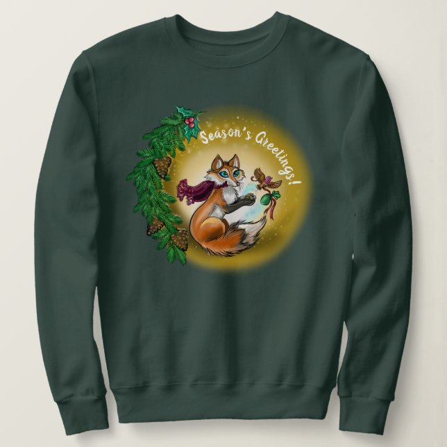 Moletom Fox de Natal (Frente do Design)