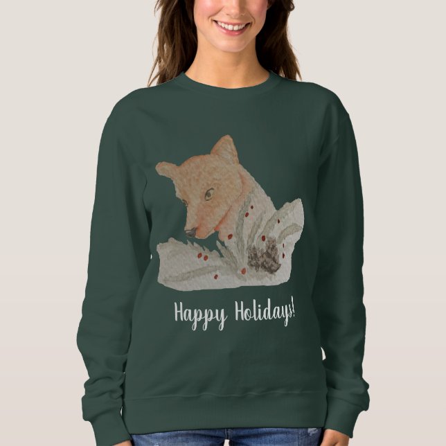 Moletom Fox de Natal Feliz (Frente)