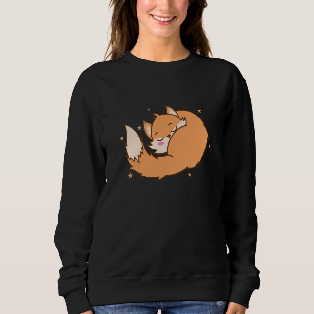 Moletom Fox dreaming Animal Nature Environment red Fox (Frente)