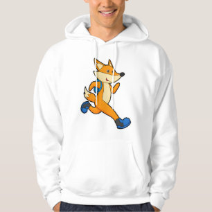 Moletom Fox em execução com mochila