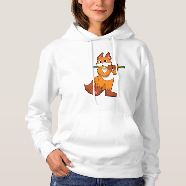 Moletom Fox em Música com Flute.PNG (Frente)