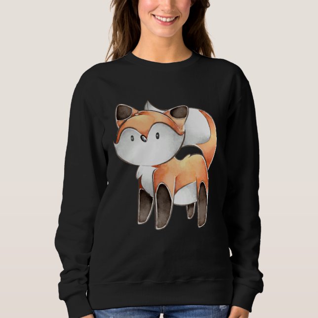 Moletom Fox  for women men children  3 (Frente)