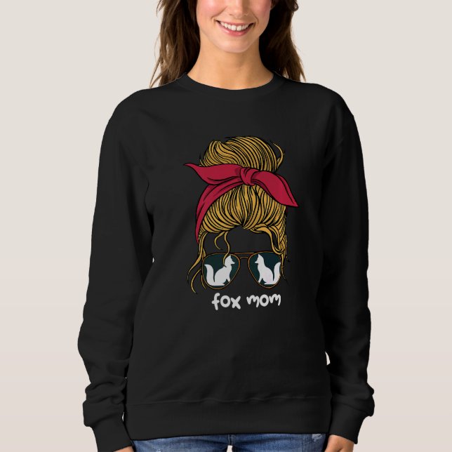Moletom Fox Mom Wildlife Animal Foxes Women (Frente)