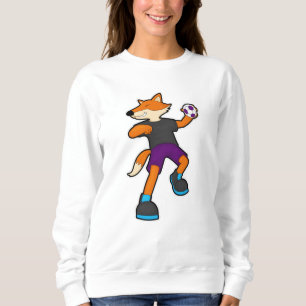 Moletom Fox no jogador de Handball com Handball