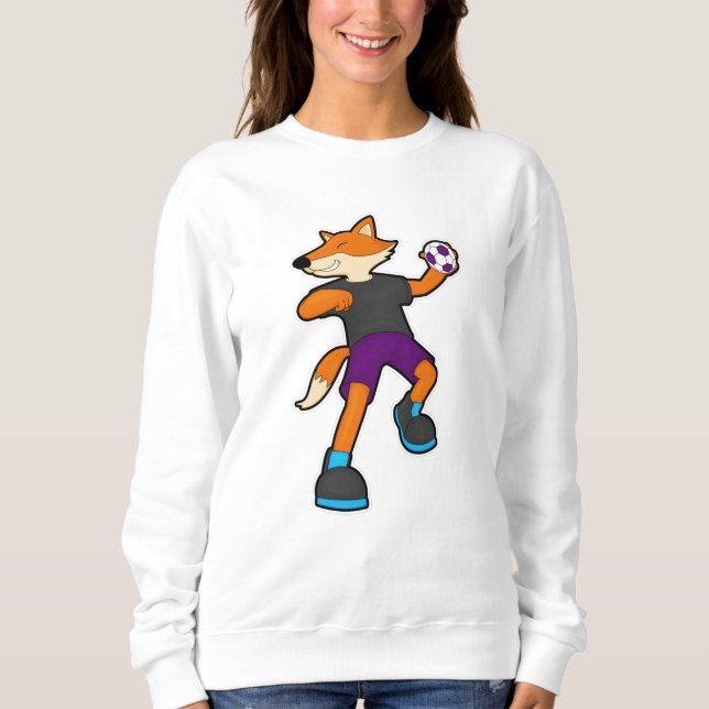 Moletom Fox no jogador de Handball com Handball (Frente)