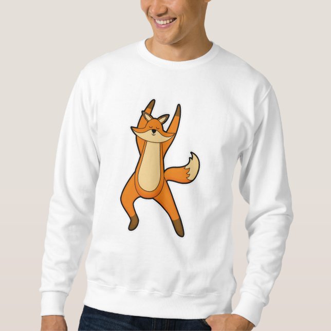 Moletom Fox no Yoga Stretching (Frente)