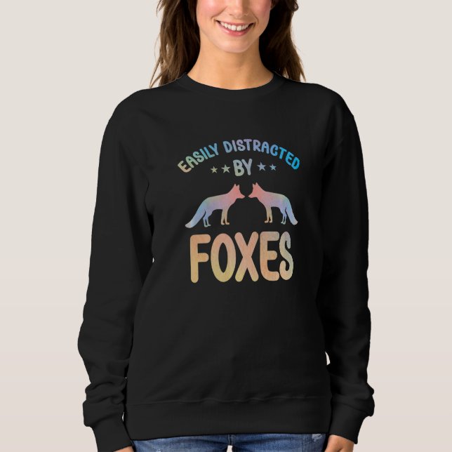 Moletom Fox Outfit for Foxes Lovers Apparel Women Girls Pr (Frente)