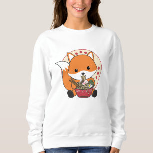 Moletom Fox Powered By Ramen Cute Kawaii Foxes
