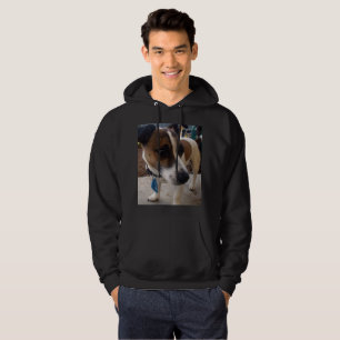 Moletom Fox Terrier, Atração Mens Hoodie Preto