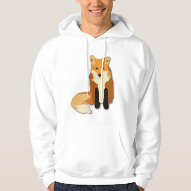 Moletom Fox vermelho da laranja (Frente)