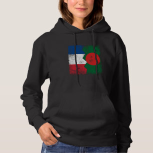 Moletom França Bangladesh Flagres Half BENGALI Raízes Fran