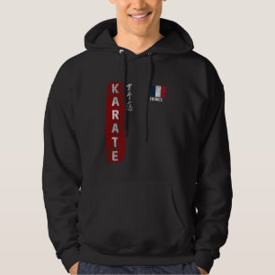 Moletom França Karate bandeira francesa Kyokushinkai Dojo 