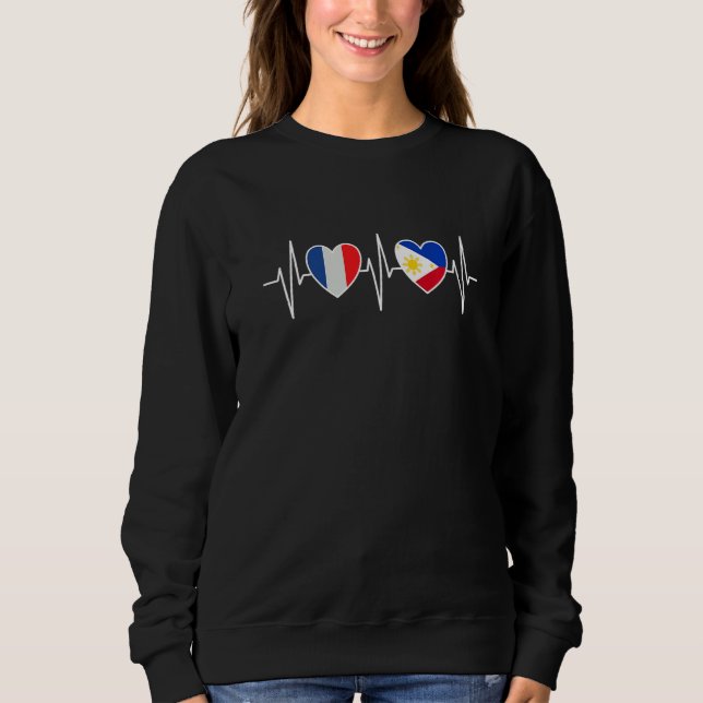 Moletom France And Philippines Philippine Flag Flags Premi (Frente)