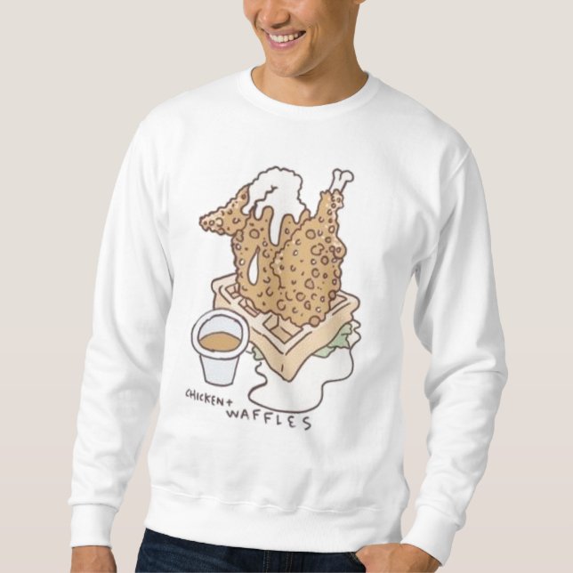 Moletom frango e waffles de pete (Frente)