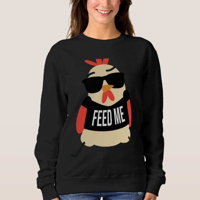Moletom Frango Me Alimente (Frente)