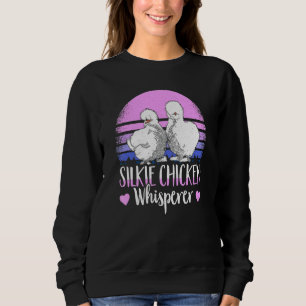 Moletom Frango Silkie Whisperer Galinha Mãe Galinha Silkie