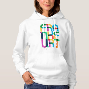 Moletom Frankfurt Am Main Alemanha Letras Pop Art