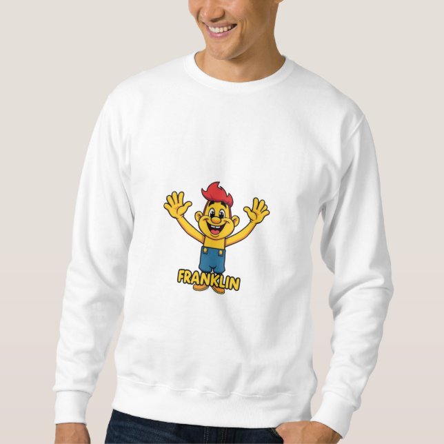 Moletom Franklin Personagem de desenho animado Sweatshirt (Frente)