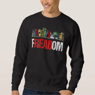 Moletom Freadom I Leu Livros Banidos Lendo Livraria