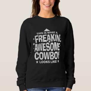 Moletom Freakin Awmanutenção Cowboy Engraçado