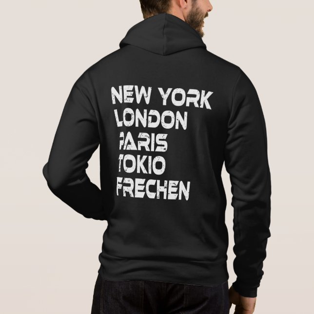 Moletom Frechen NY London Paris Tokio Hoodie (Verso)