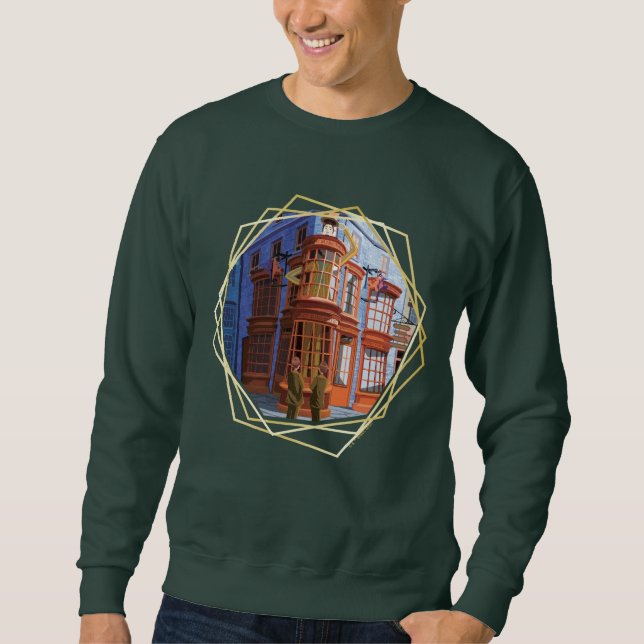 Moletom Fred e George no Weasley's Wizard Wheezes (Frente)