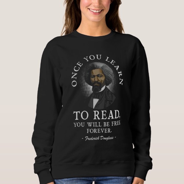 Moletom Frederick Douglass African American Black History (Frente)