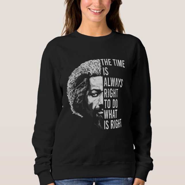 Moletom Frederick Douglass Cote Roupa da História Negra Mo (Frente)