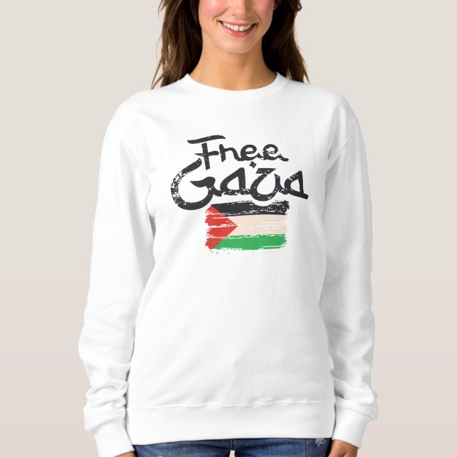 Moletom Free Gaza - Peace For Palestine (Frente)