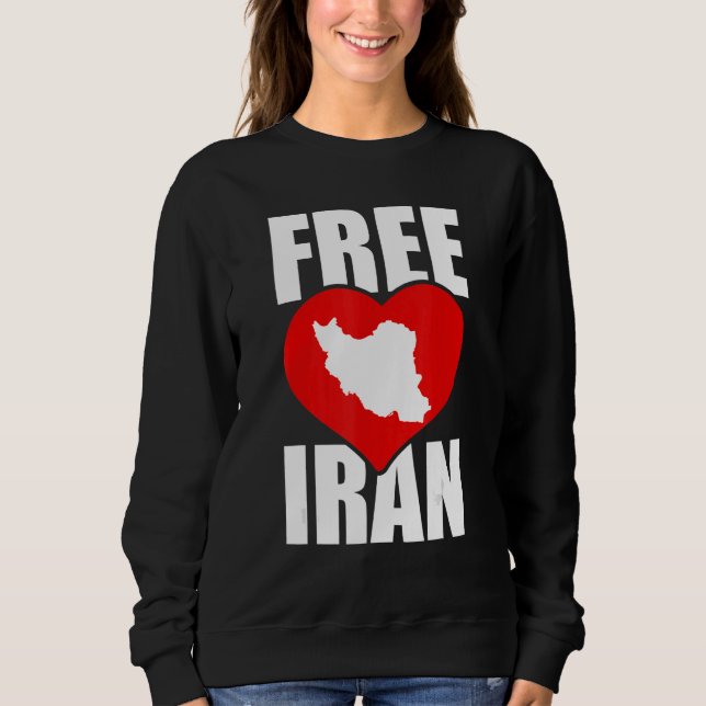 Moletom Free Iran Love Persian Freedom Azadi Iran Cotação (Frente)