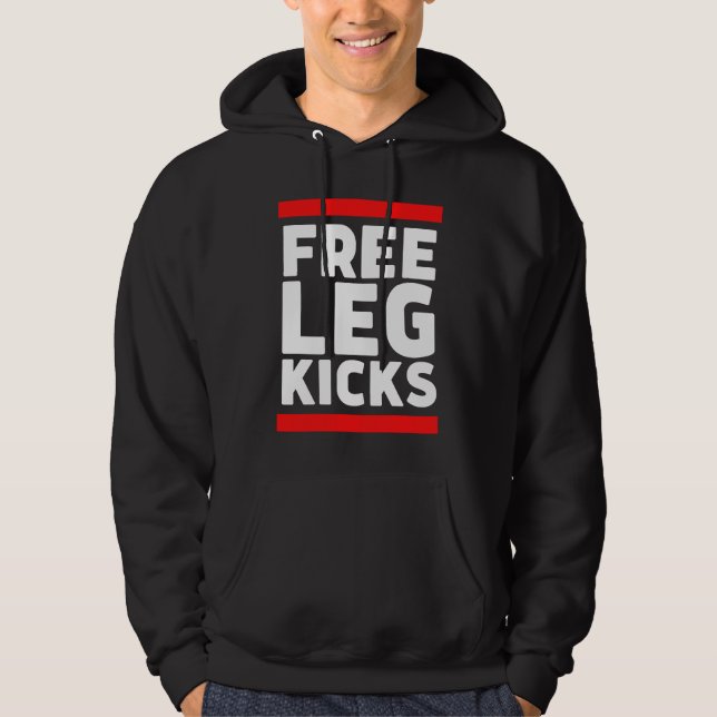Moletom Free Leg Kicks  MMA Jiu Jitsu and Judo Fighter (Frente)