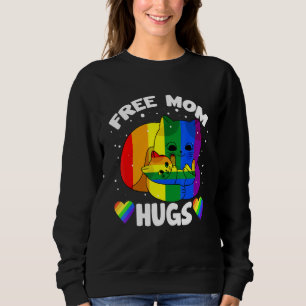 Moletom Free Mãe Hugs Lgbt Cat Orgulho gay Rainbow