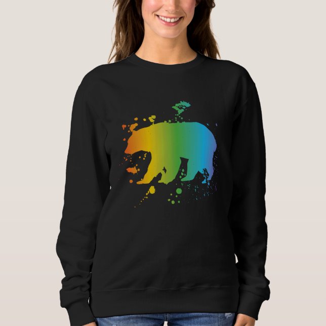 Moletom Free Mom Hugs bear LGBT pride social movement (Frente)