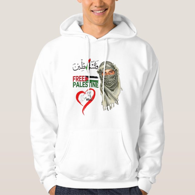 Moletom Free Palestine Hoodie (Frente)