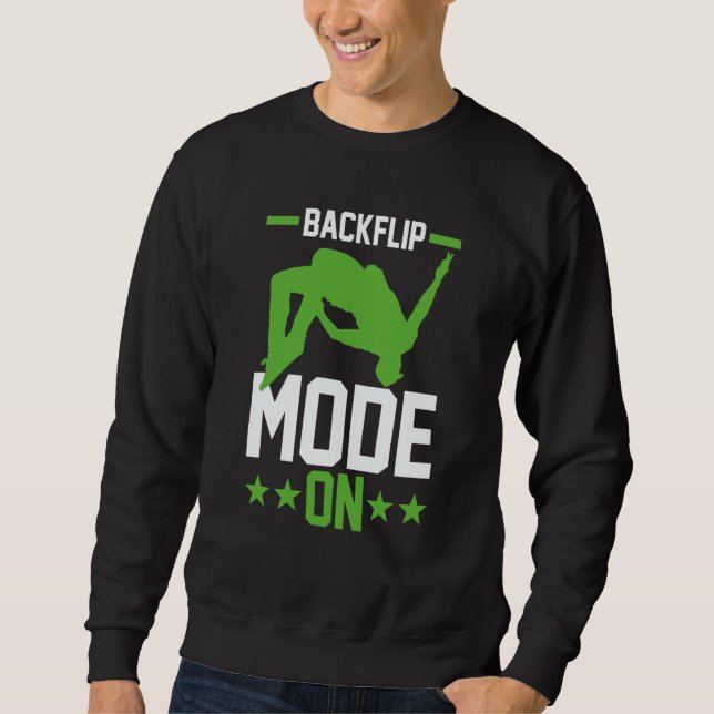 Moletom Free Running Traceur Parkour Jumper Backflip Mode  (Frente)