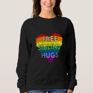 Moletom Free Sibling Hugs Gay Pride LGTB 1