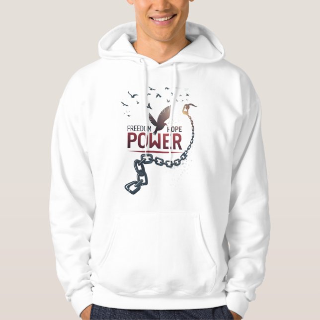 Moletom Freedom Hope Power Hoodie (Frente)