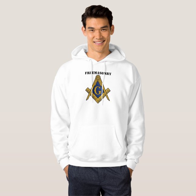 Moletom Freemasonry Masonry Compass e Square Masonic (Frente Completa)