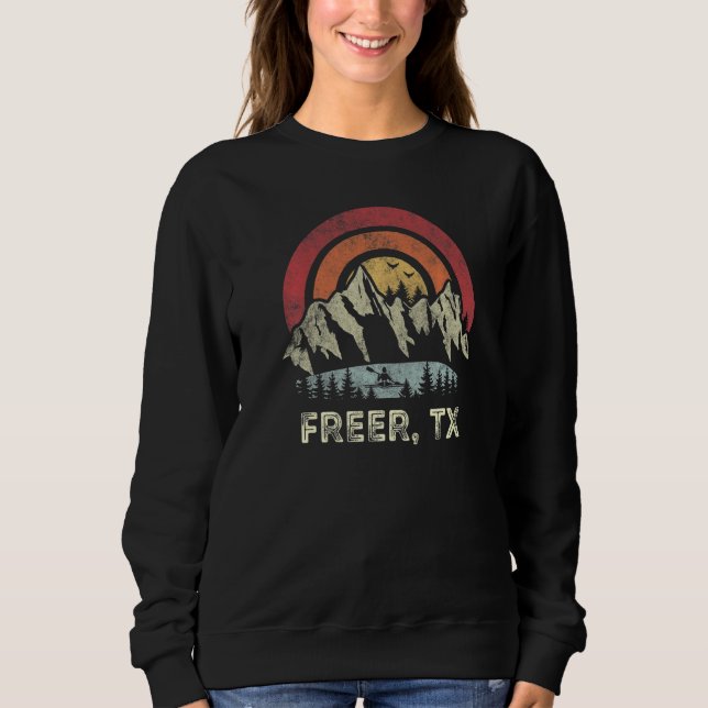 Moletom Freer Texas Mountain Sunset Sunrise Kayaking   (Frente)