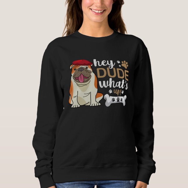 Moletom French Bulldog  Cool a Dude Graphics Plus Size (Frente)