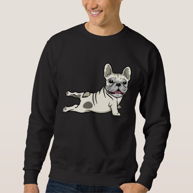 Moletom French Bulldog Yoga Frenchie Namaste Men (Frente)