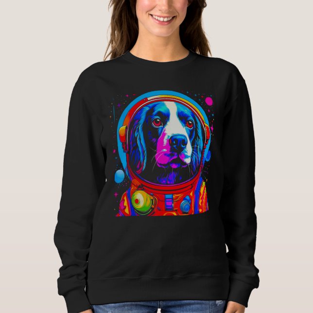 Moletom French Spaniel Dog  Astronaut (Frente)